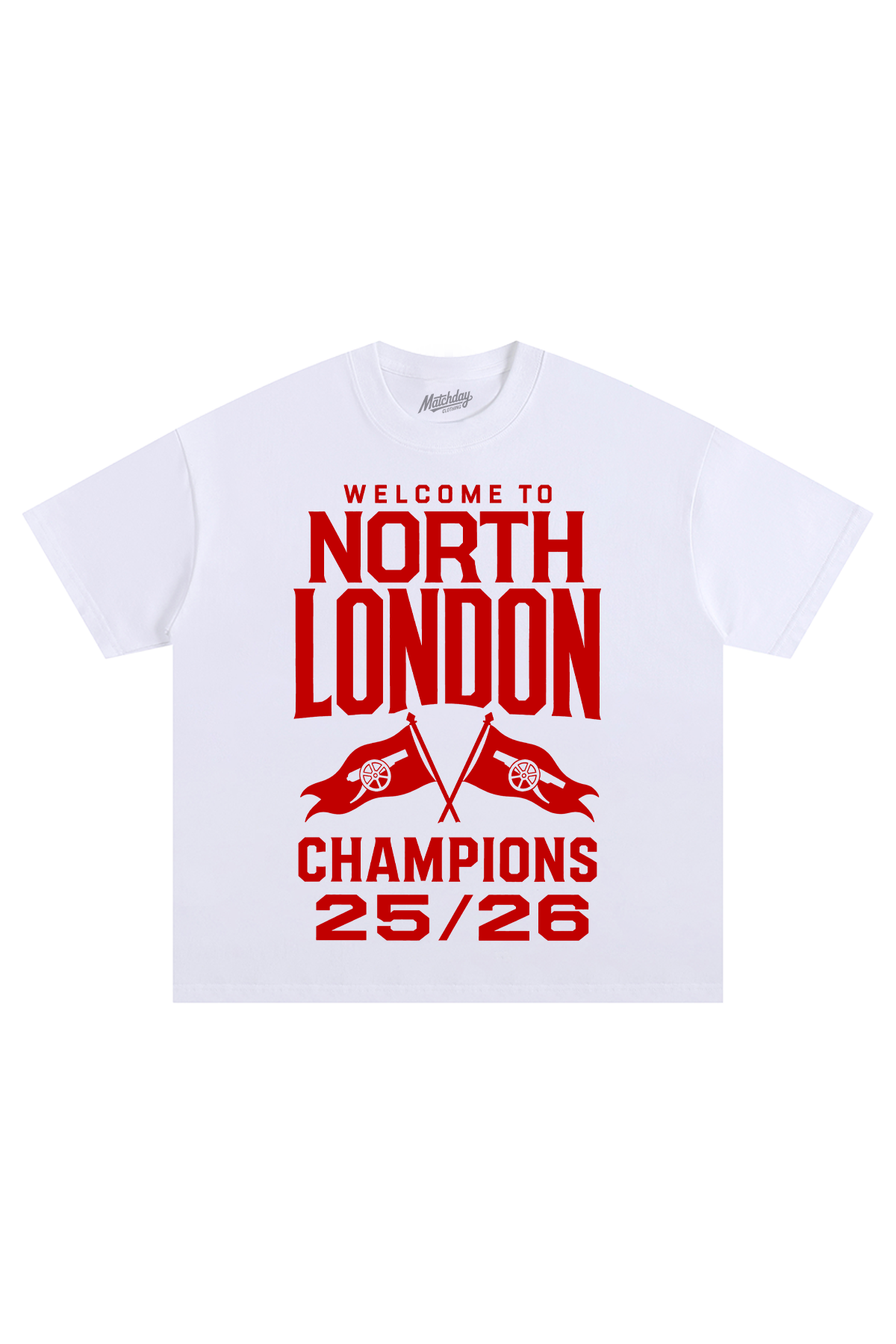 Welcome to North London Champions T-Shirt - White