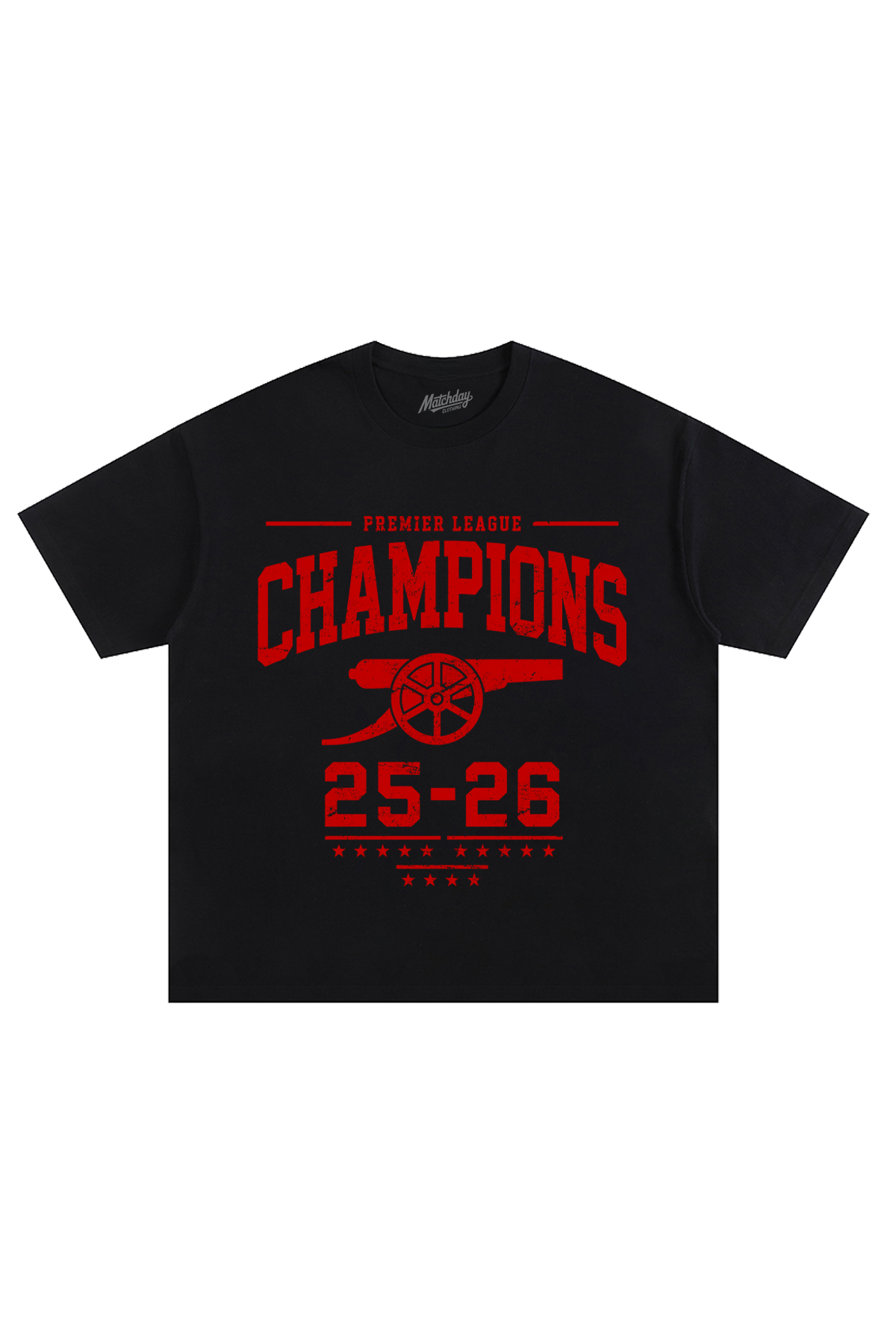 Premier League Champions Varsity T-Shirt – Black