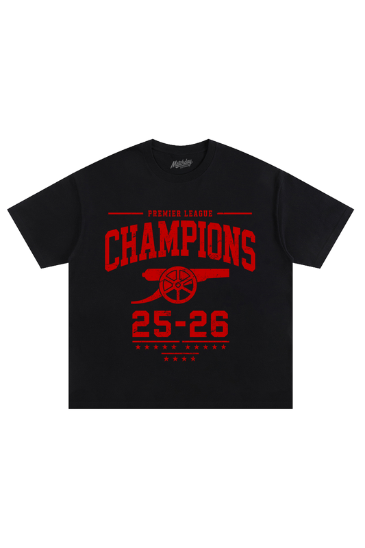 Premier League Champions Varsity T-Shirt – Black