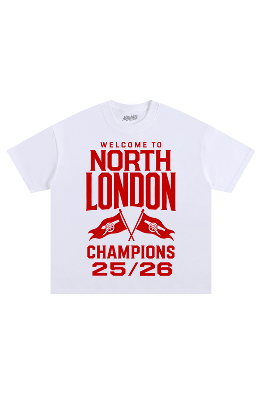 Welcome to North London Champions T-Shirt - White