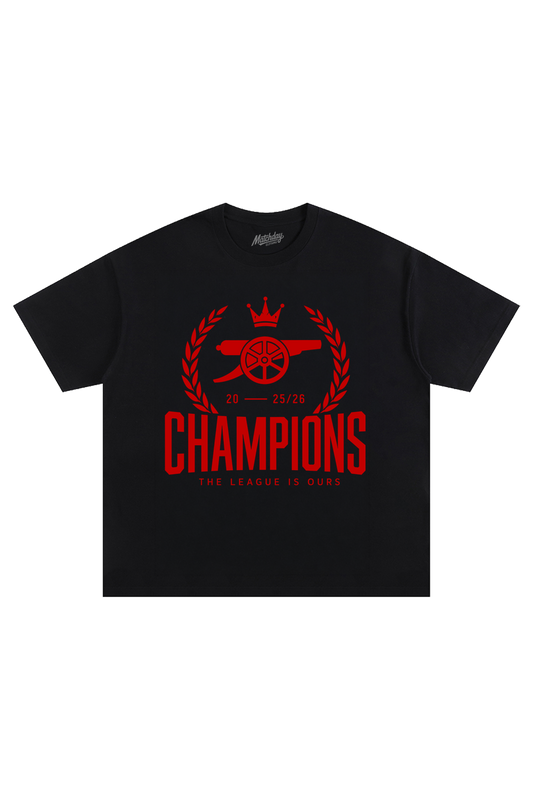 The League Is Ours Champions T-Shirt - Black