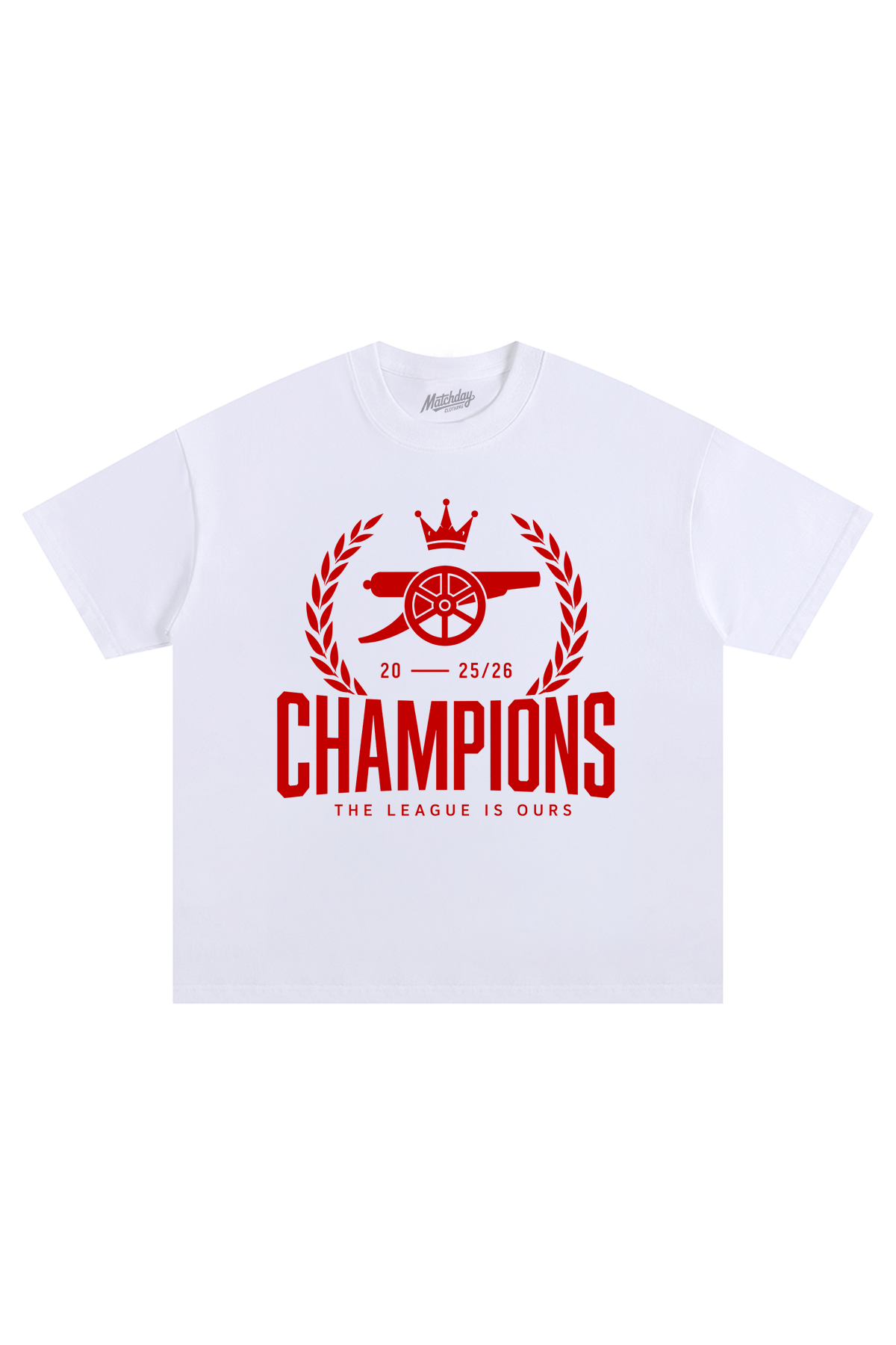 The League Is Ours Champions T-Shirt - White
