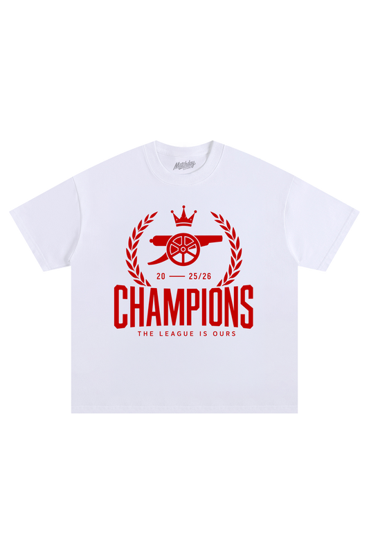 The League Is Ours Champions T-Shirt - White