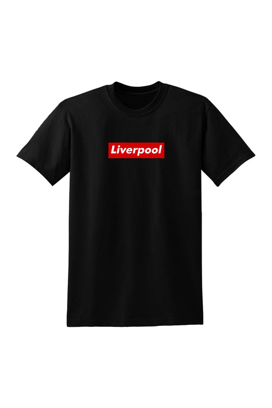 Liverpool Box T-Shirt Black
